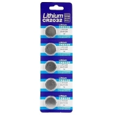 Bateria 2032 3v para telecomandos (cartela com 5) Lithium