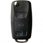 Carcaça Chave canivete VW Gol, Golf, Jetta GV 03 botões