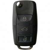 Carcaça Chave canivete VW Gol, Golf, Jetta GV 03 botões