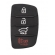 Capa telecomando (botão) Kia soul alarme central