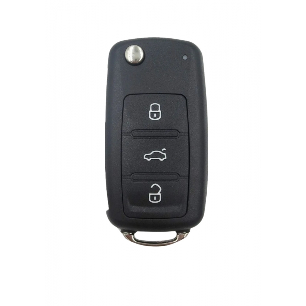Carcaça Chave canivete Gol, Golf, Passat, Jetta G V, Tiguan após 2015 - 03 botões