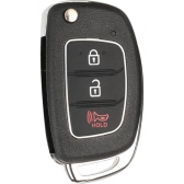 Chave canivete oca Hyundai HB20 03 botoes