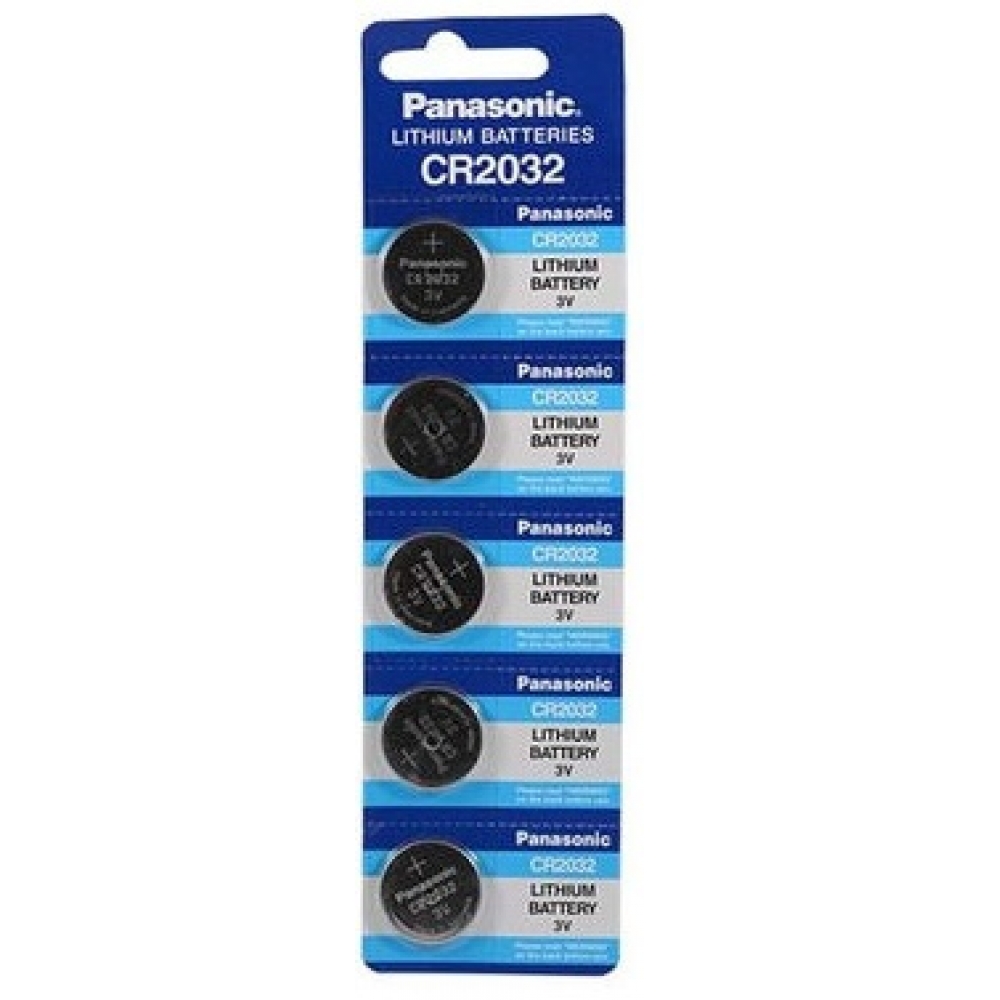 Bateria 2032 3v para telecomandos (cartela com 5) Panasonic