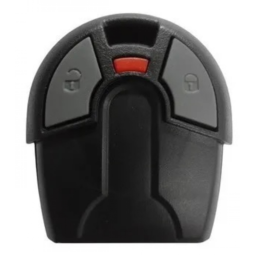 Cabeça telecomando chave Fiat Palio Siena (Preta) oca