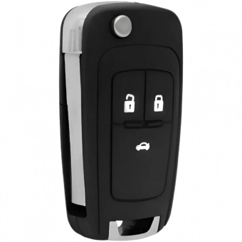 Chave canivete Onix, Cruze, Spin, S10, Montana 03 botoes